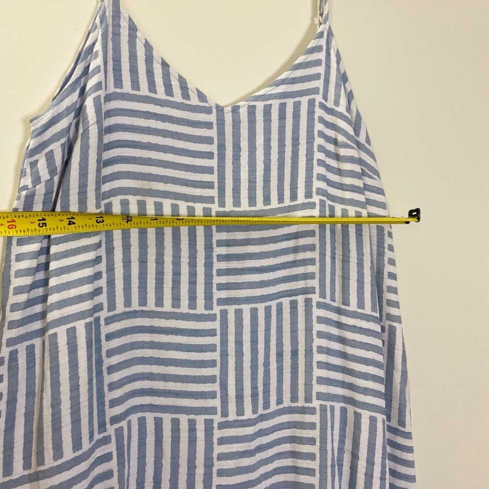 Lucca Blue and White Ruffled Sundress - Picture 8 of 9